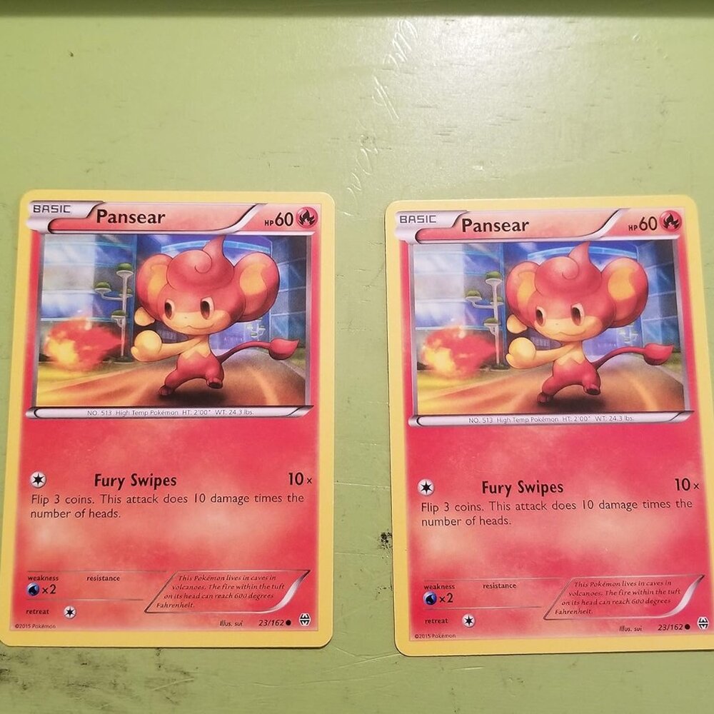 Pokemon® Card Lot 002 Cards PANSEAR Pokemon X & Y BREAKthrough (23/162)
